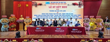 benh vien da khoa khu vuc tinh an giang tham du le ky ket mou voi truong dai hoc cuu long