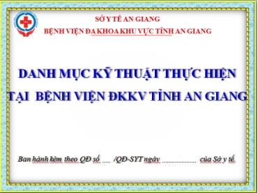 danh muc ky thuat so y te duyet bo sung nam 2017