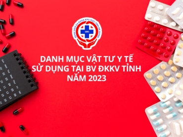 danh muc vat tu y te su dung tai bv dkkv tinh nam 2023