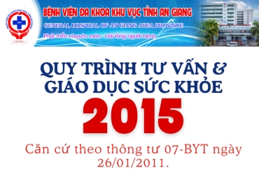 quy trinh tu van   giao duc suc khoe nam 2015 cua benh vien da khoa khu vuc tinh an giang