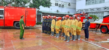 tap huan cong tac pccc tai benh vien da khoa tinh an giang