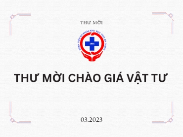 thu moi chao gia vat tu