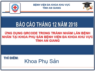 ung dung qrcode trong tranh nham lan benh nhan tai khoa phu san